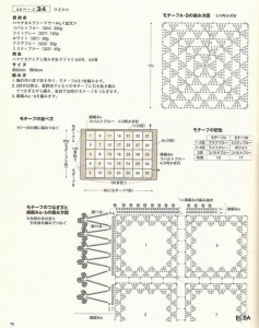 bobbled flower square afghan crochet pattern 3