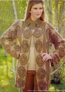circle crochet coat pattern