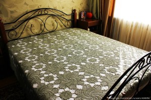 swirls crochet bedspread blanket pattern