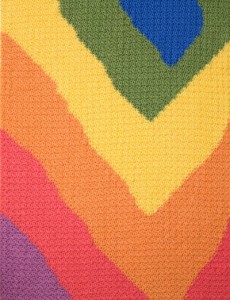 Baby Waves Free Crochet Baby Blanket 1