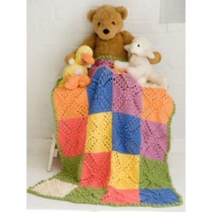 Bobble Blocks Baby Blanket