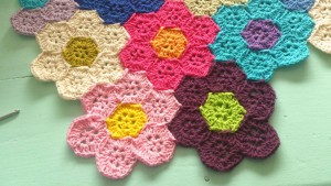 honeycomb crochet blanket 5