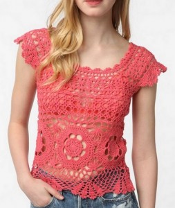lace crochet top