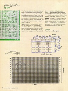 rose garden afghan crochet