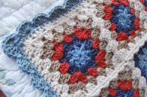 Patchwork Granny Square Blanket Various Sizes 1