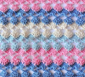 clams crochet stitch free