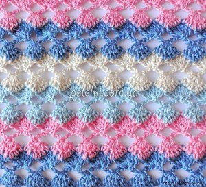 clams crochet stitch free