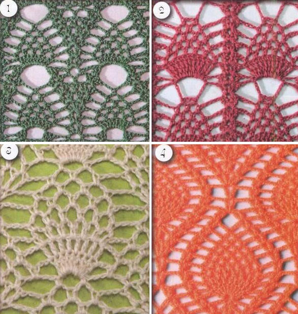 4 Great Pineapple Crochet Stitches ⋆ Crochet Kingdom