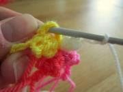 Spiral Bobble Crochet Stitch Tutorial 11