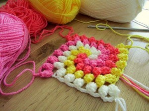 Spiral Bobble Crochet Stitch Tutorial 19