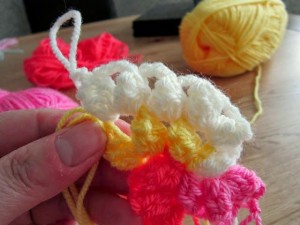 Spiral Bobble Crochet Stitch Tutorial 26