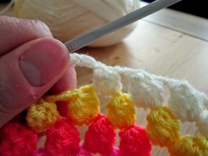 Spiral Bobble Crochet Stitch Tutorial 27
