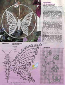 crochet butterfly