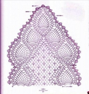 crochet pineapple motifcrochet pineapple motif rere