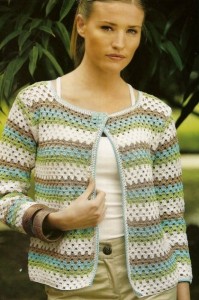 granny stitch crochet cardigan