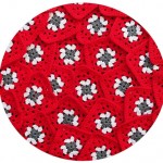 red granny squares