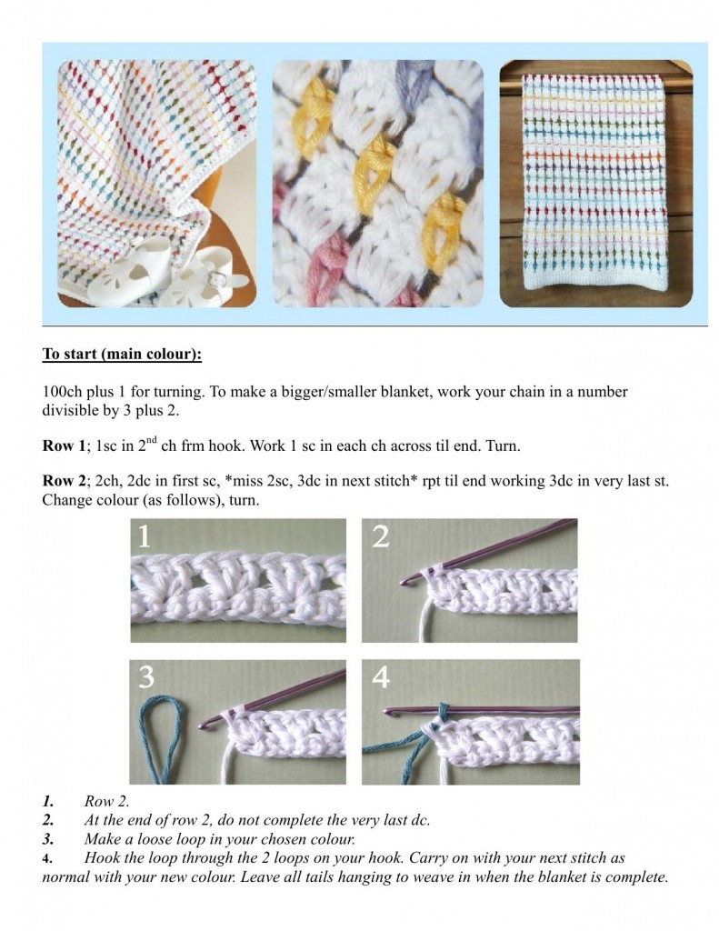 pretty crochet blanket 1