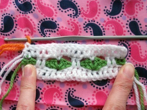 step by step crochet harts blanket pattern 3