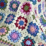 white broder crochet balncket