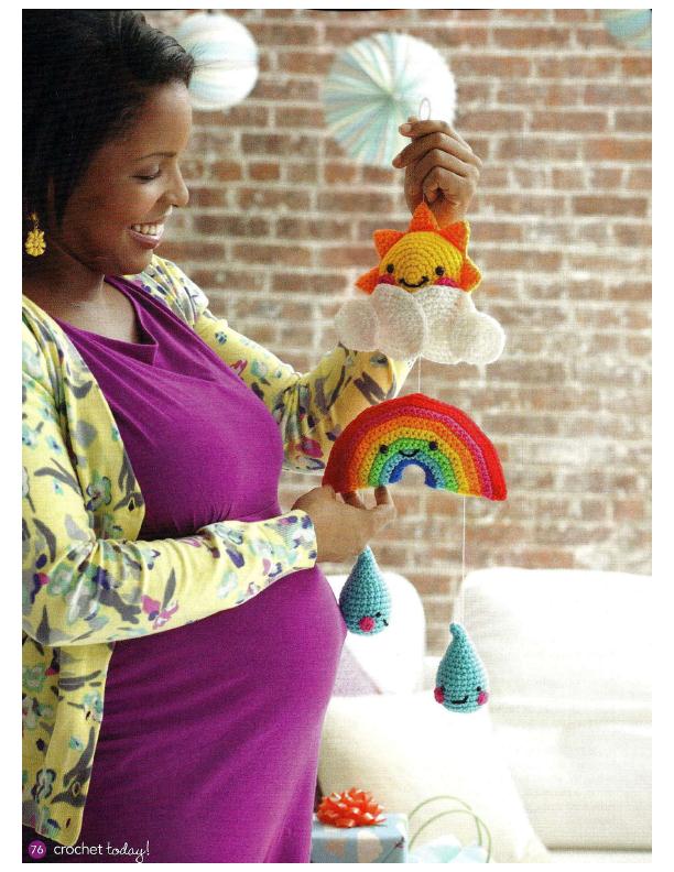 Happy Baby Mobile Crochet Pattern