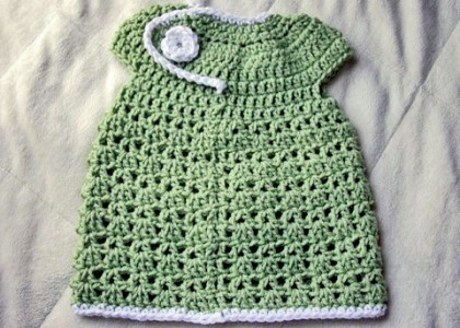 New Baby Crochet Spring Dress