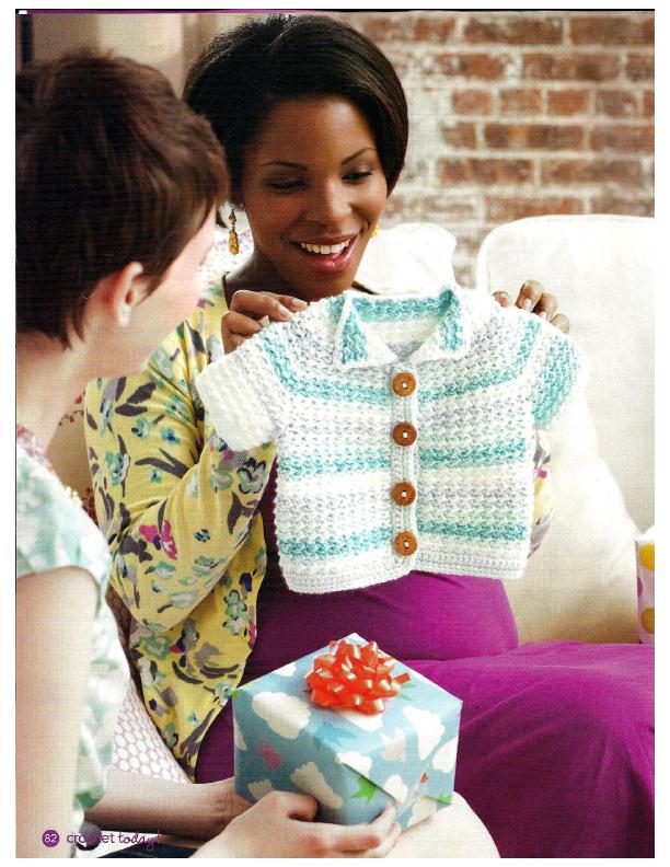 Spring Baby Jacket Cardi Crochet Cardigan 3