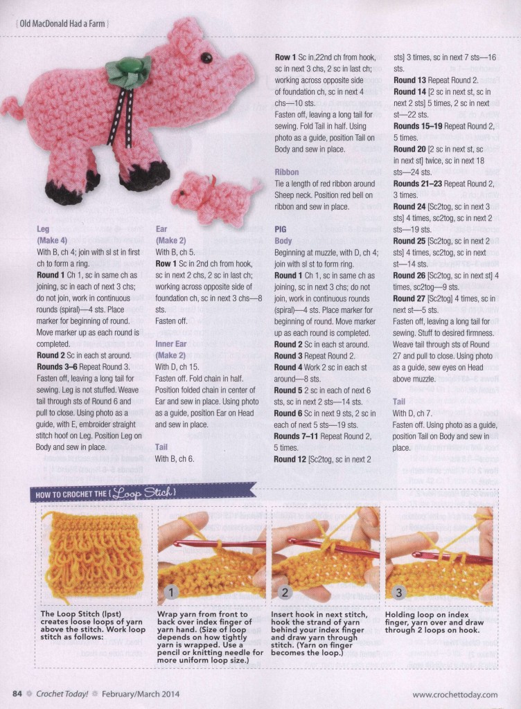 crochet farm animals amigurumi 2