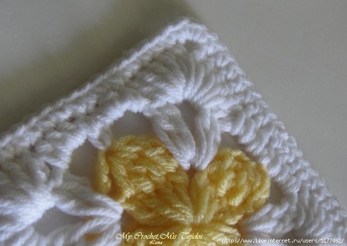 crochet square fancy motif 4