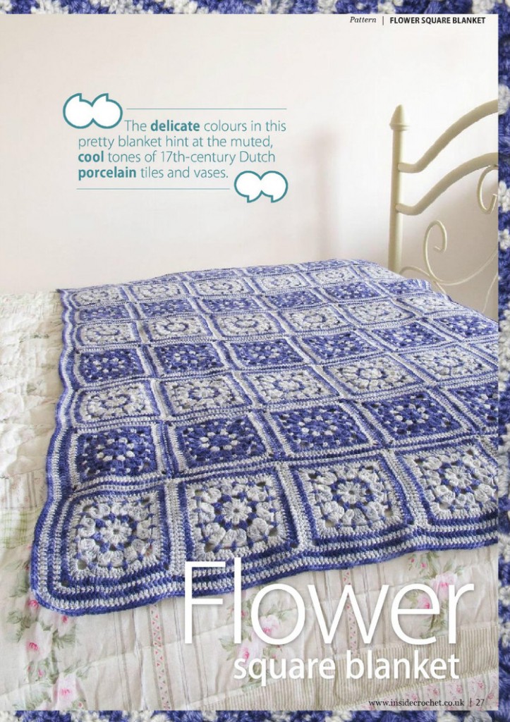 flower square crochet blanket pattern 1