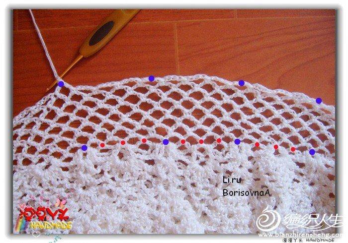mesh ruffles baby dress free crochet pattern 8
