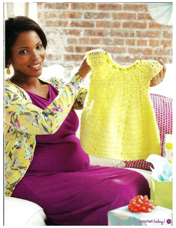 sunshine baby dress pattern crochet 1