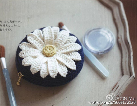 Daisy flower crochet pattern diagram