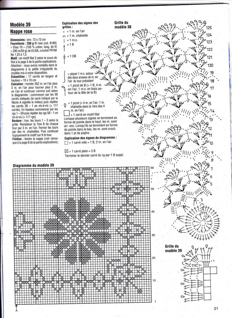 round crochet tablecloth apttern 1