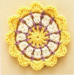 thre-color-circle-crochet-motif