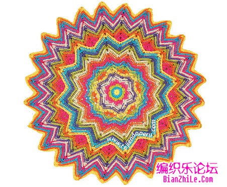 circle ripple crochet stitch