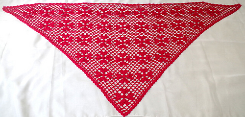 Clover Heart Shawl - Free Crochet