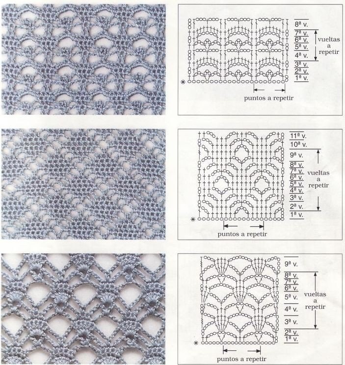 diamond crochet stitches