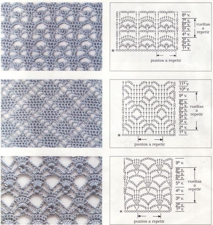 5 Diamond crochet stitches ⋆ Crochet Kingdom