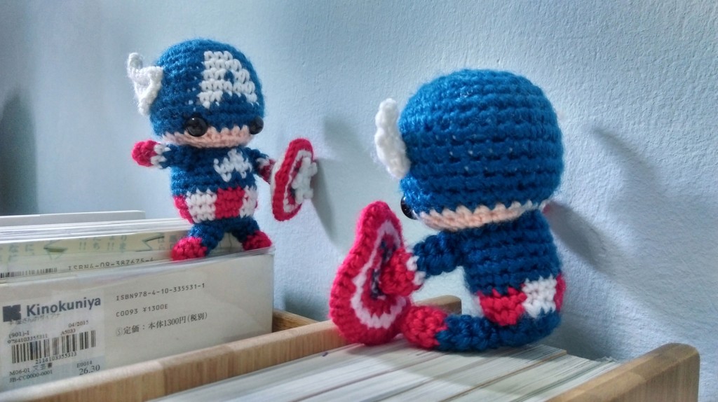 captain america crochet doll pattern