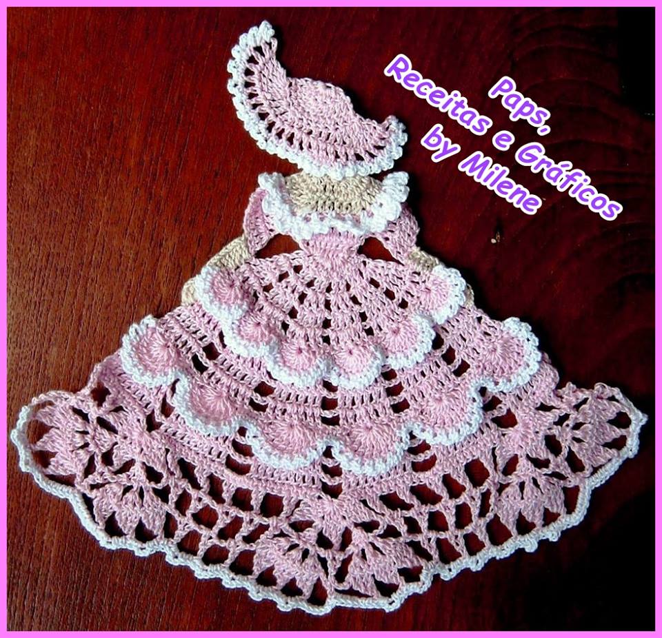 lady crochet motifs
