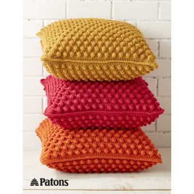 Patons Bobble-licious Pillows