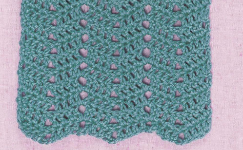 Peephole-Chevron-Crochet-Stitch