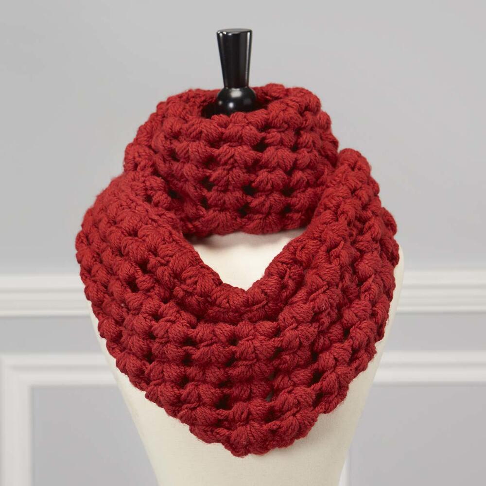 Puff Pastry Cowl Free Crochet Pattern