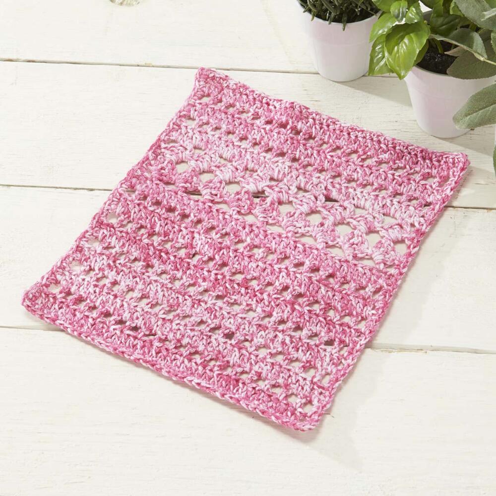 Sweet Pea Dishcloth Free crochet