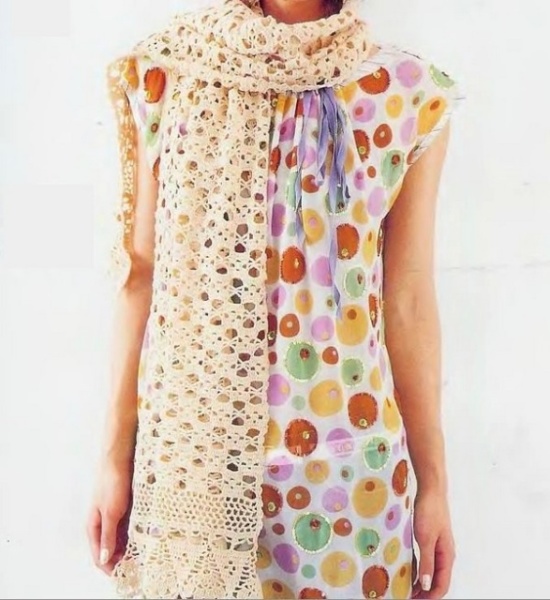 large crochet scarf pattern