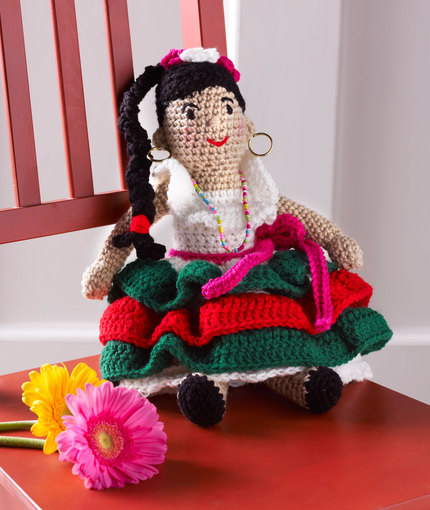 Alejandra's Party Doll free crochet