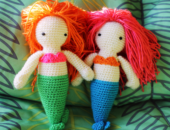 Amigurumi Sirens Free Crochet Doll Pattern