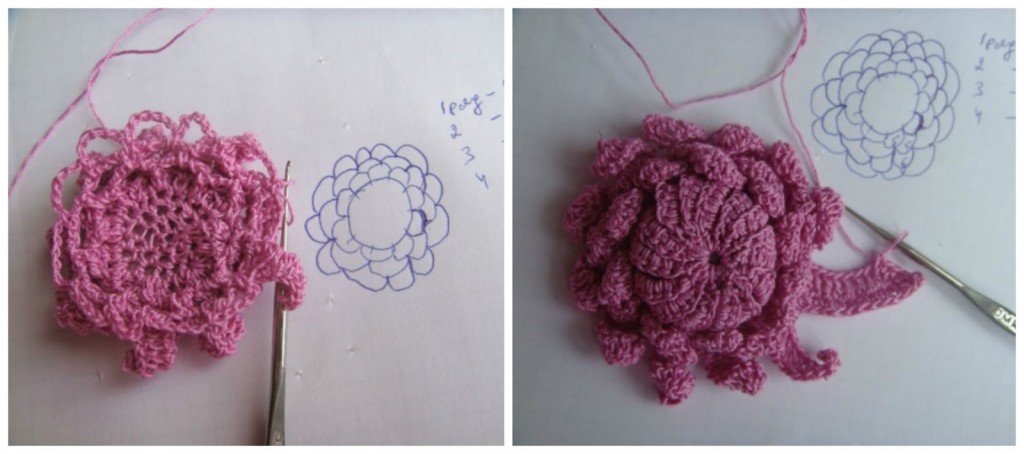 Colorful Crochet Flowers + Free Pattern Step By Step 10
