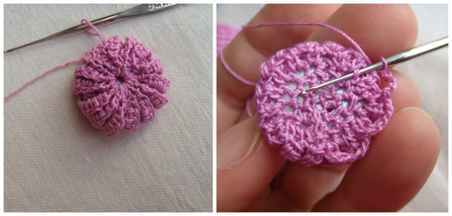 Colorful Crochet Flowers + Free Pattern Step By Step 5