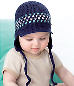 Crochet Cap with Earflaps Free Baby Crochet